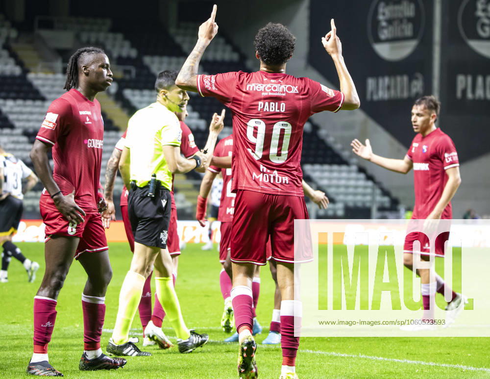Boavista FC v Gil Vicente FC - Liga Portugal Betclic Pablo for Gil Vicente FC celebrates scoring goals in the Portuguese Primeira Liga soccer match between Boavista FC and Gil Vicente at Estadio do Bessa in Porto, Portugal, on April 1, 2025. Porto Portugal