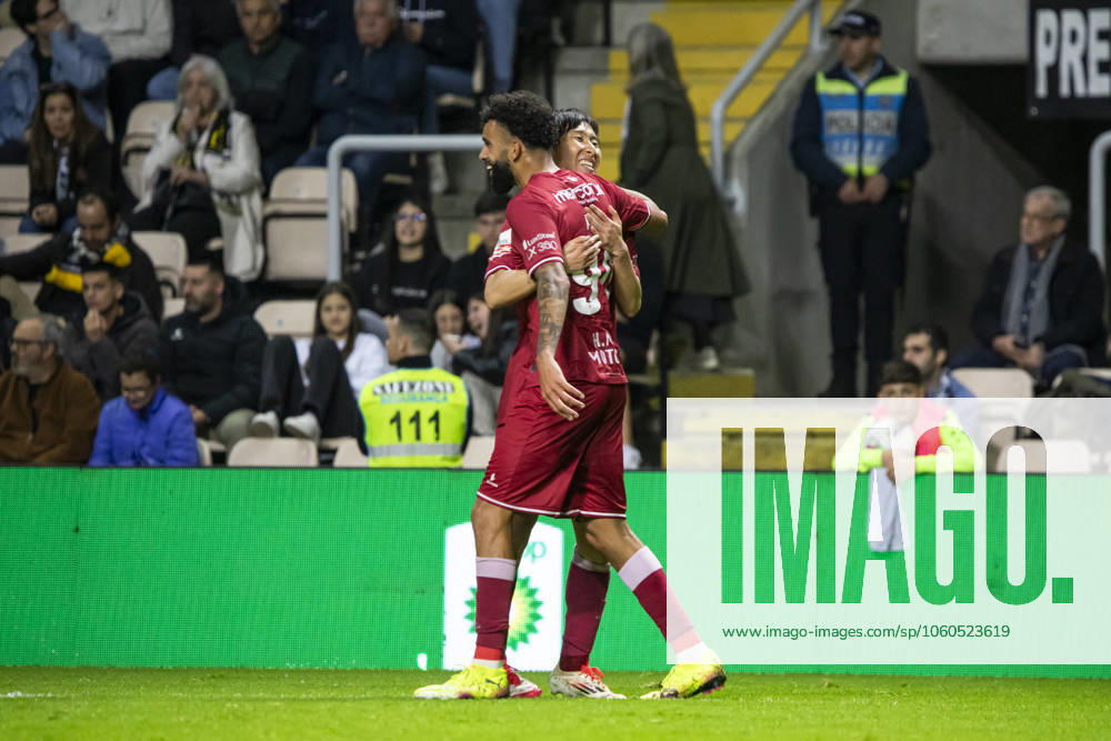 Boavista FC v Gil Vicente FC - Liga Portugal Betclic Pablo for Gil Vicente FC celebrates scoring goals in the Portuguese Primeira Liga soccer match between Boavista FC and Gil Vicente at Estadio do Bessa in Porto, Portugal, on April 1, 2025. Porto Portugal