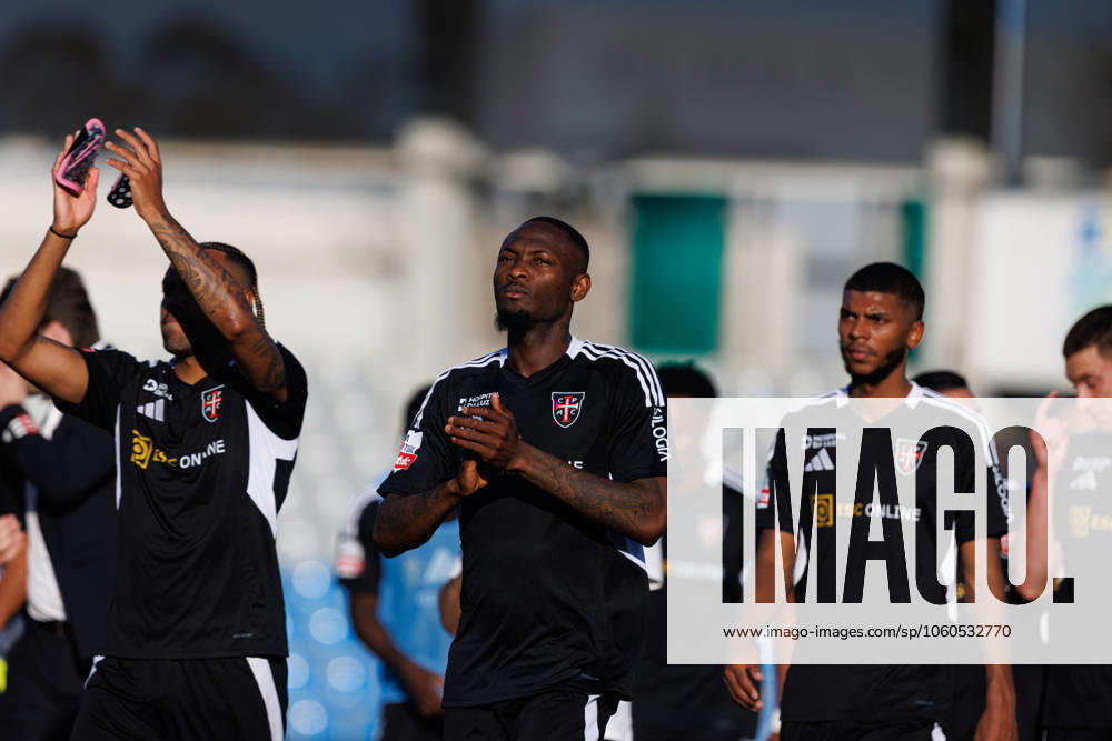 Players of Casa Pia seen during Liga Portugal game between teams of Casa Pia and Rio Ave FC at Estadio Municipal Rio Maior (Maciej Rogowski) Rio Maior Estadio Municipal Rio Maior Portugal
