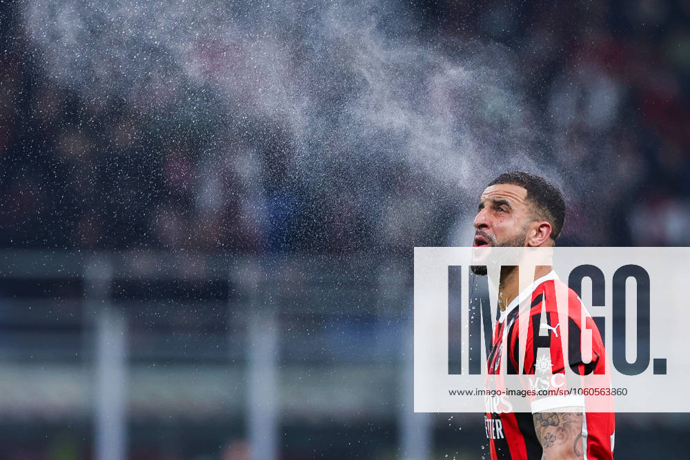 Kyle Andrew Walker of AC Milan seen during Coppa Italia 2024 25 Semi Final - 1st Leg football match between AC Milan and FC Internazionale at San Siro Stadium