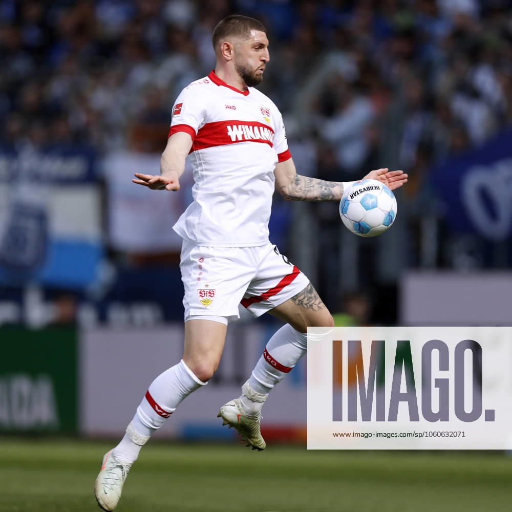 CHABOT Julian Team VfB Stuttgart DFL Fussball Bundesliga Saison 2024 2025 BL Spiel VfL Bochum VfB Stuttgart 0 4 am 05 04 2025 in Bochum DFL REGULATIONS PROHIBIT ANY USE OF PHOTOGRAPHS as IMAGE SEQUENCES and or QUASI VIDEO