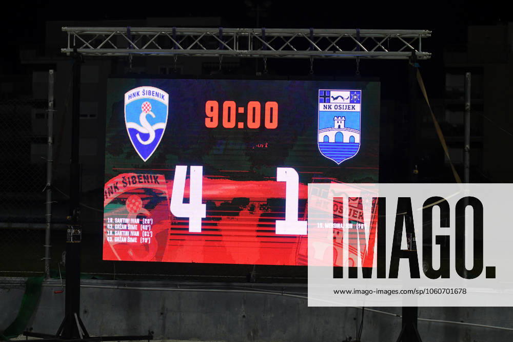 Å ibenik i Osijek sastali se u 28. kolu SuperSport HNL-a 06.04.2025., Stadion Subicevac, Sibenik - SuperSport HNL, 28. kolo, HNK Sibenik - NK Osijek. HrvojexJelavic PIXSELL