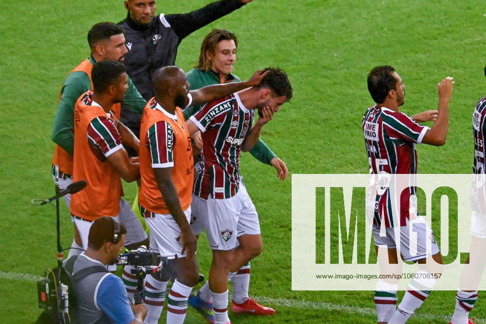 Fluminense x RedBull Bragantino RIO DE JANEIRO, RJ - 06.04.2025: FLUMINENSE X REDBULL BRAGANTINO - Martinelli starts goal during Fluminense x RedBull Bragantino held at Maracanã Stadium, for the 2nd round of the 2025 Brazilian Championship, on Sunday afternoon (06), in Rio de Janeiro, RJ. (Photo: Celso Pupo Fotoarena) x2717601x CelsoxPupo
