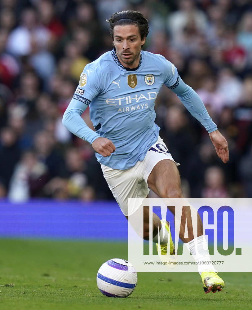 Manchester, England, 6th April 2025. Jack Grealish of Manchester City during the Manchester United, ManU vs Manchester City Premier League match at Old Trafford, Manchester. Picture credit should read: Andrew Yates Sportimage . SPI_104_AY_United_City SPI-3814-0105
