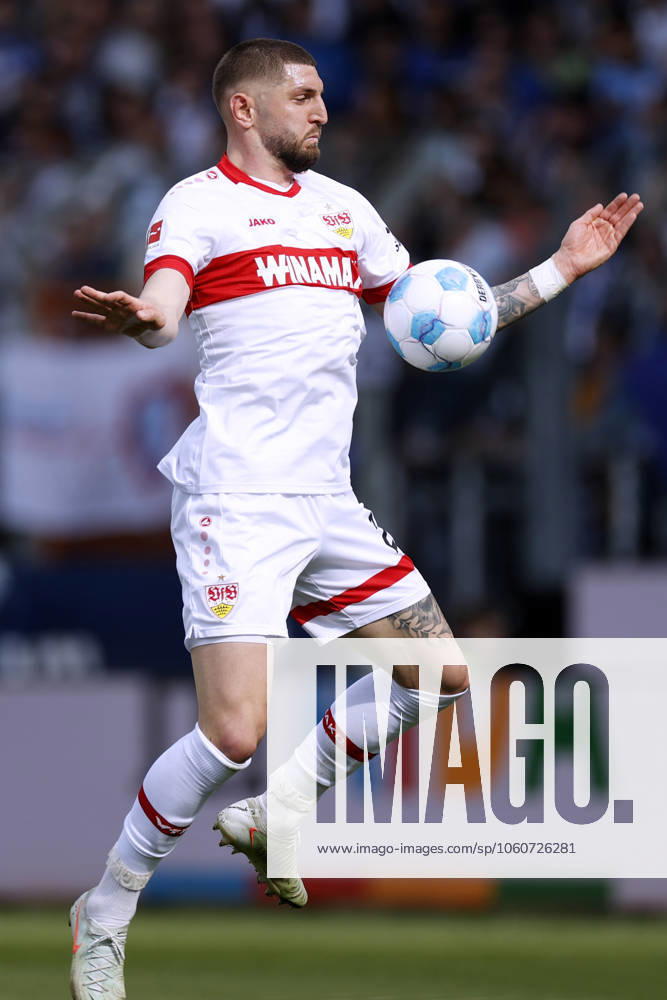 CHABOT Julian Team VfB Stuttgart DFL Fussball Bundesliga Saison 2024 2025 BL Spiel VfL Bochum VfB Stuttgart 0 4 am 05 04 2025 in Bochum DFL REGULATIONS PROHIBIT ANY USE OF PHOTOGRAPHS as IMAGE SEQUENCES and or QUASI VIDEO