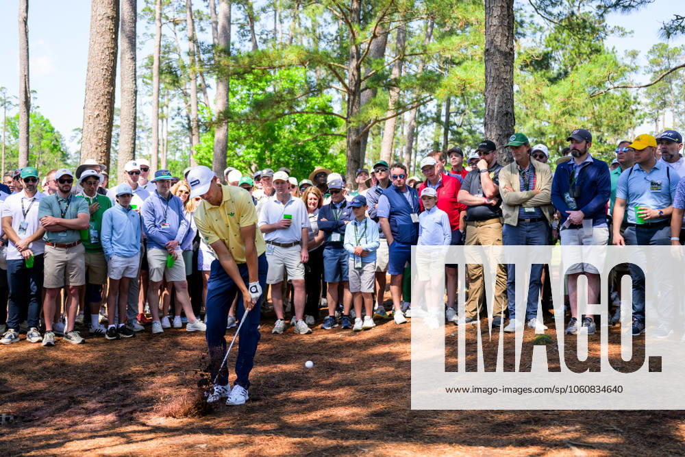 during the second round of the 2025 Masters Golf Tournament on April 11, 2025 in Augusta Photo Petter Arvidson BILDBYRAN kod PA PA1008 bbeng golf masters the masters augusta us masters