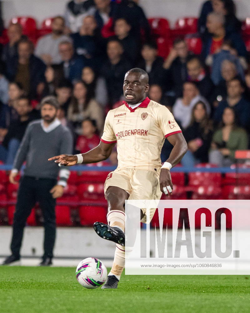 Gil Vicente FC v Vitoria SC - Liga Portugal Betclic Jonathan Buatu from Gil Vicente is seen in action during the Liga Portugal Betclic 2024 25 match between Gil Vicente FC and Vitoria SC at Estadio Cidade de Barcelos in Barcelos, Portugal, on April 11, 2025 Barcelos Portugal