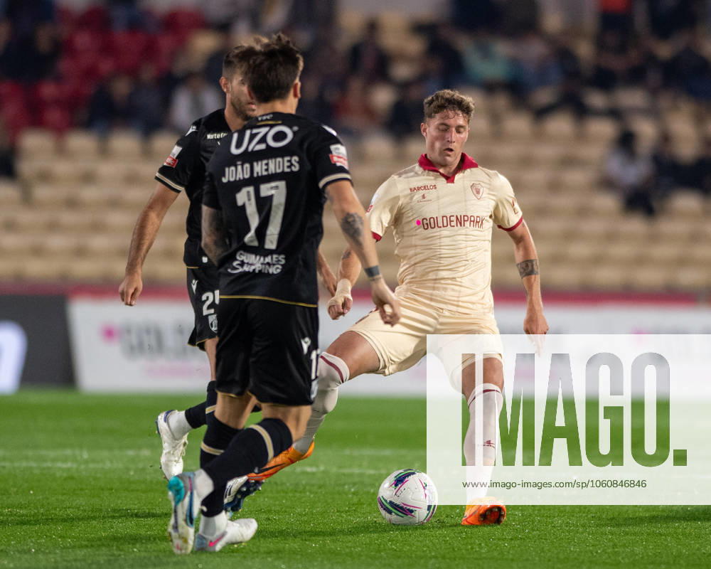 Gil Vicente FC v Vitoria SC - Liga Portugal Betclic Jorge Aguirre from Gil Vicente FC is seen in action during the Liga Portugal Betclic 2024 25 match between Gil Vicente FC and Vitoria SC at Estadio Cidade de Barcelos in Barcelos, Portugal, on April 11, 2025 Barcelos Portugal