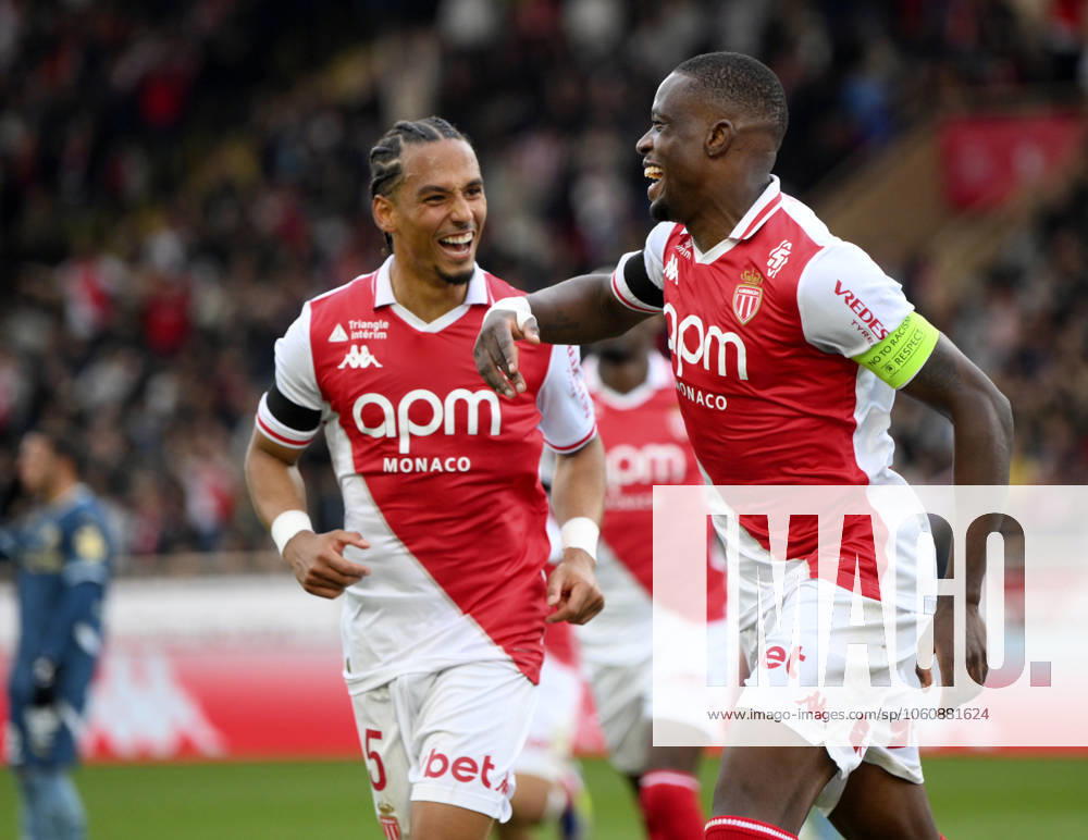 AS Monaco FC v Olympique de Marseille - Ligue 1 McDonald s Thilo Kehrer and Denis Zakaria of AS Monaco celebrates 3rd goal during the Ligue 1 match between AS Monaco FC and Olympique de Marseille at on April 12, 2025 in Monaco, Monaco. Monaco Stade Louis II Monaco Monaco