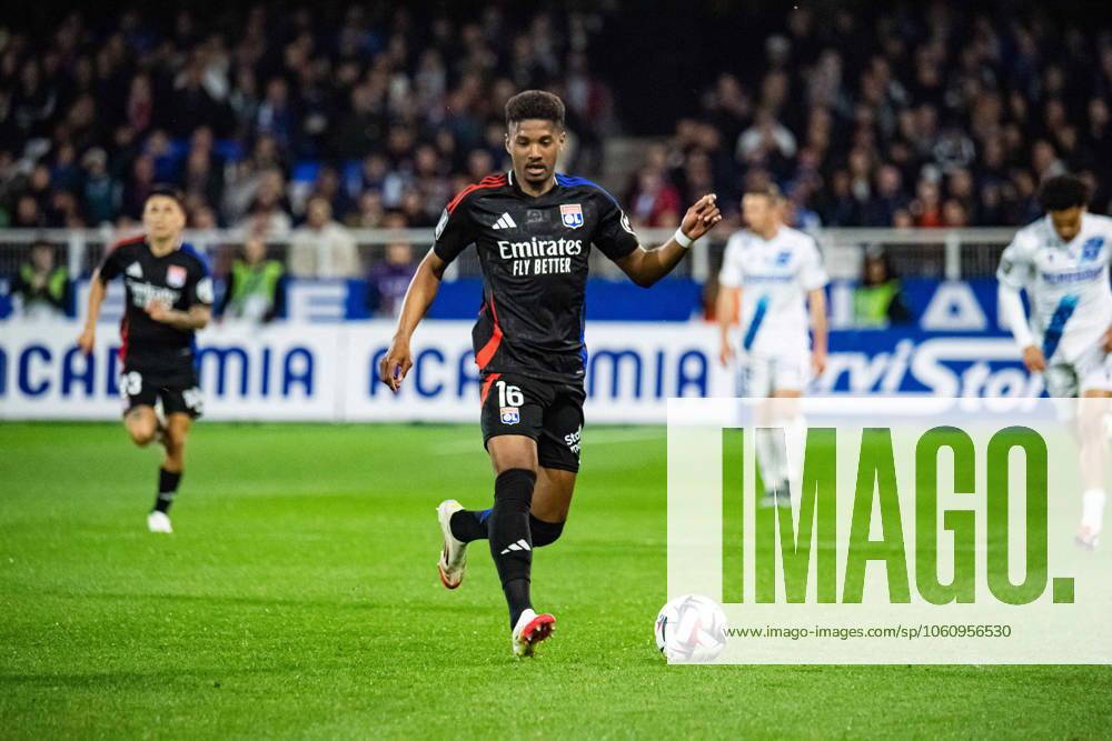FOOTBALL :AJ Auxerre vs Olympique Lyonnais - Ligue 1 - Journà e 29 - 13 04 2025 Abner (OL) AuxerreFrance