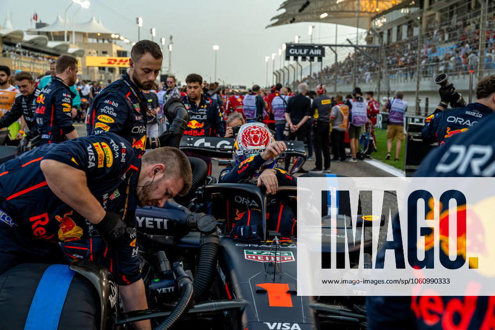 SAKHIR, BAHRAIN: Max Verstappen, racing for the Red Bull Racing team during the 2025 Formula 1 Bahrain Grand Prix at the Bahrain International Circuit in Sakhir, Bahrain
