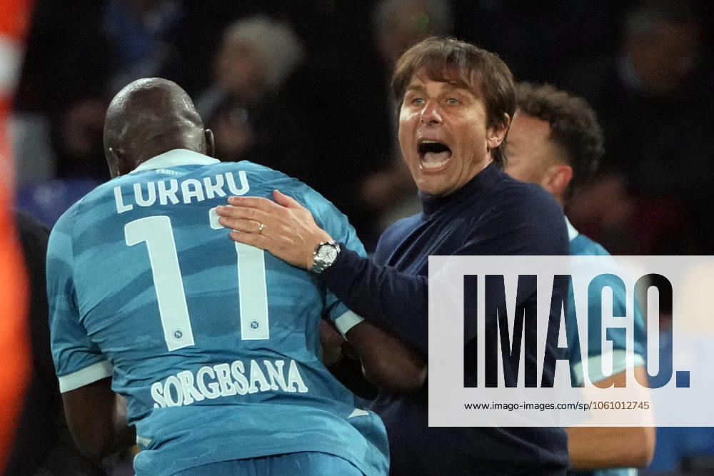 NAPLES, ITALY - APRIL14: Romelu Lukaku of SSC Napoli during the Serie A match between SSC Napoli and Empoli FC at Stadio Diego Armando Maradona on April 14, 2025 in Naples, Italy
