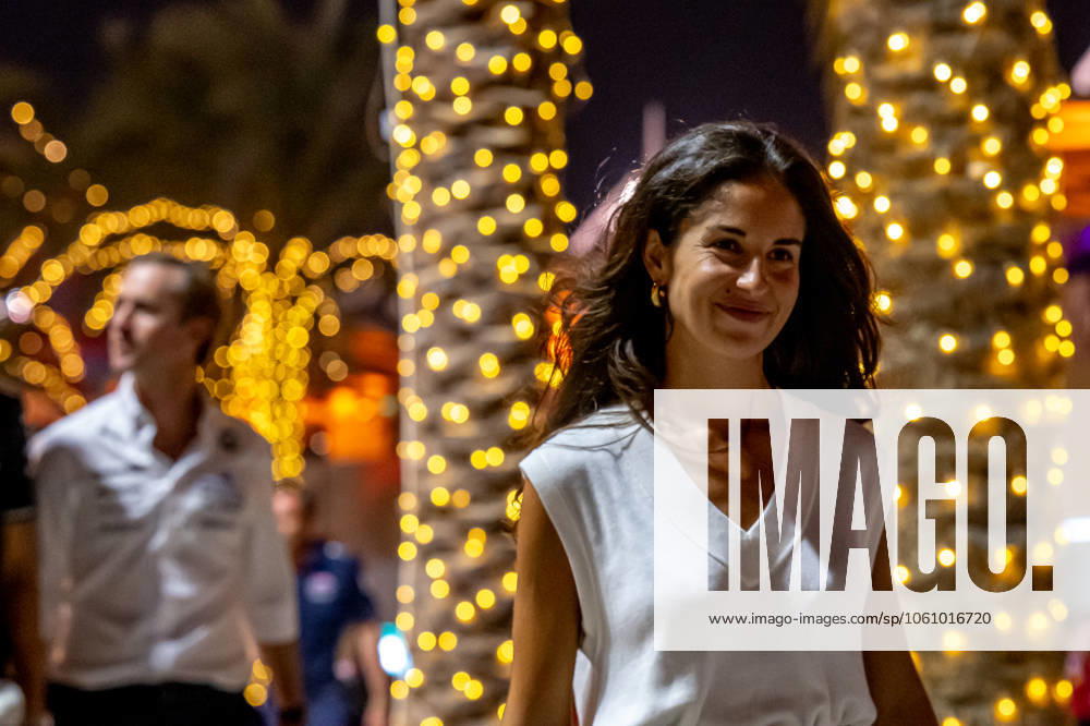 SAKHIR, BAHRAIN: Carmen Montero Mundt, George Russell s Girlfriend, at the 2025 Formula 1 Bahrain Grand Prix at the Bahrain International Circuit in Sakhir, Bahrain.