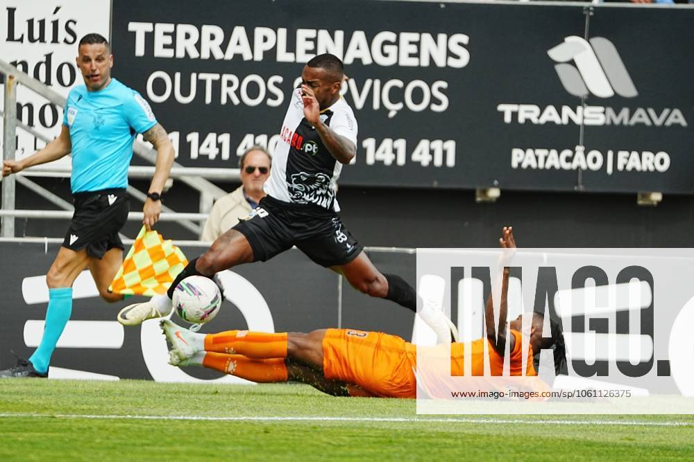 Faro, Portugal - Liga Portugal Betclic, Round 30, SC Farense v Boavista FC, 28 Pastor of SC Farense in action during the football match between SC Farense and Boavista FC