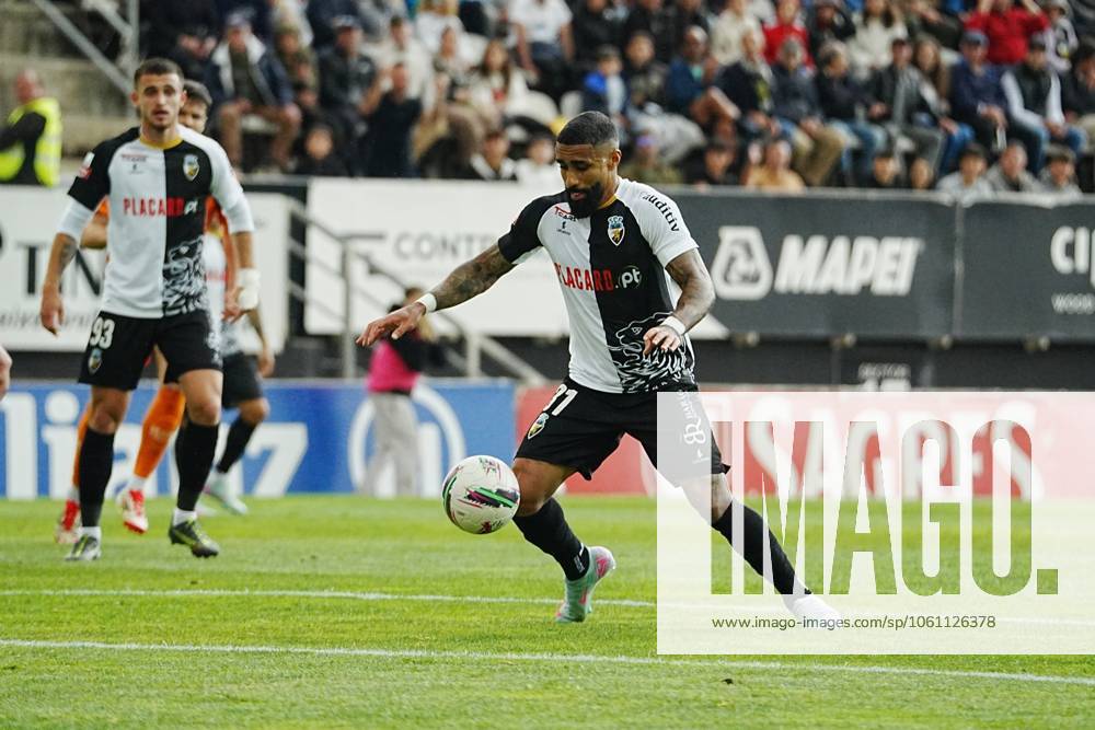 Faro, Portugal - Liga Portugal Betclic, Round 30, SC Farense v Boavista FC, 31 Derick Poloni of SC Farense in action during the football match between SC Farense and Boavista FC