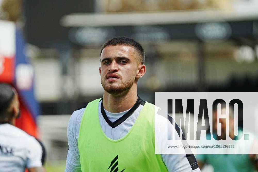 Faro, Portugal - Liga Portugal Betclic, Round 30, SC Farense v Boavista FC, 93 Miguel Menino of SC Farense in action during the football match between SC Farense and Boavista FC