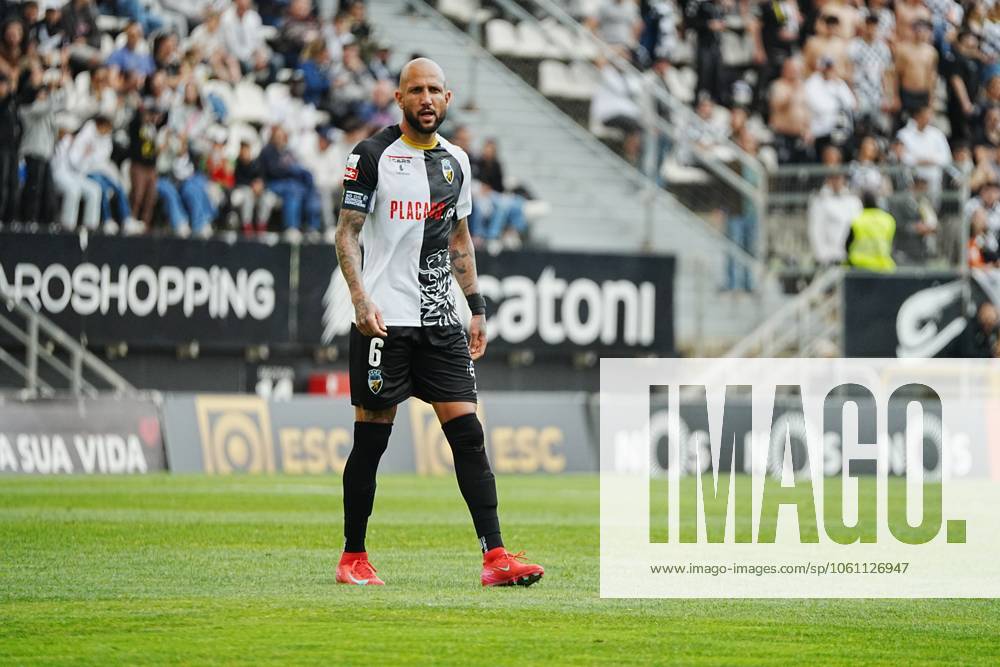 Faro, Portugal - Liga Portugal Betclic, Round 30, SC Farense v Boavista FC, 6 Angelo Neto of SC Farense in action during the football match between SC Farense and Boavista FC