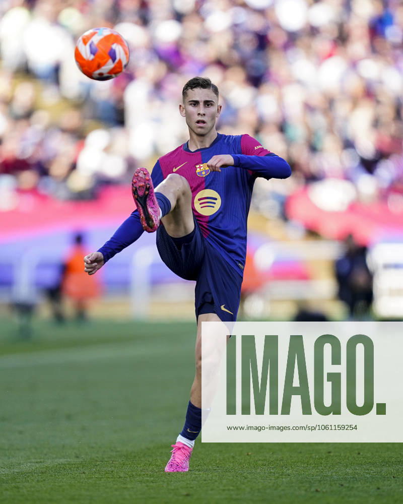 FC Barcelona, Barca - RC Celta. La Liga EA Sports match. Date 32 Fermin Lopez of FC Barcelona during the La Liga EA Sports match between FC Barcelona and RC Celta played at Lluis Companys Stadium on 19 April 2025 in Barcelona, Spain. kpng