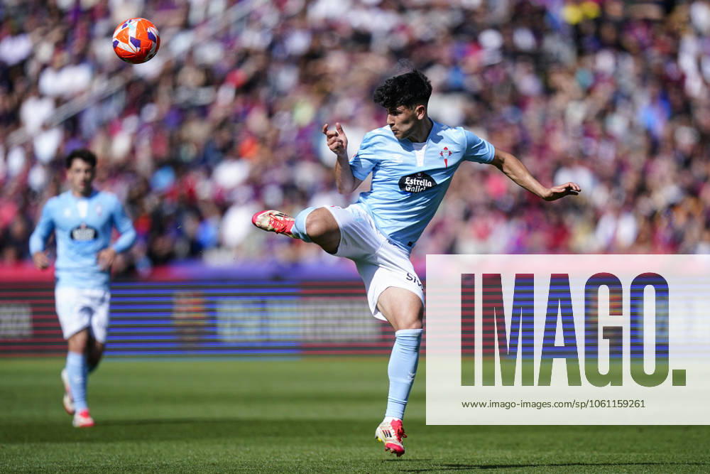FC Barcelona, Barca - RC Celta. La Liga EA Sports match. Date 32 Yoel Lago of RC Celta during the La Liga EA Sports match between FC Barcelona and RC Celta played at Lluis Companys Stadium on 19 April 2025 in Barcelona, Spain. kpng