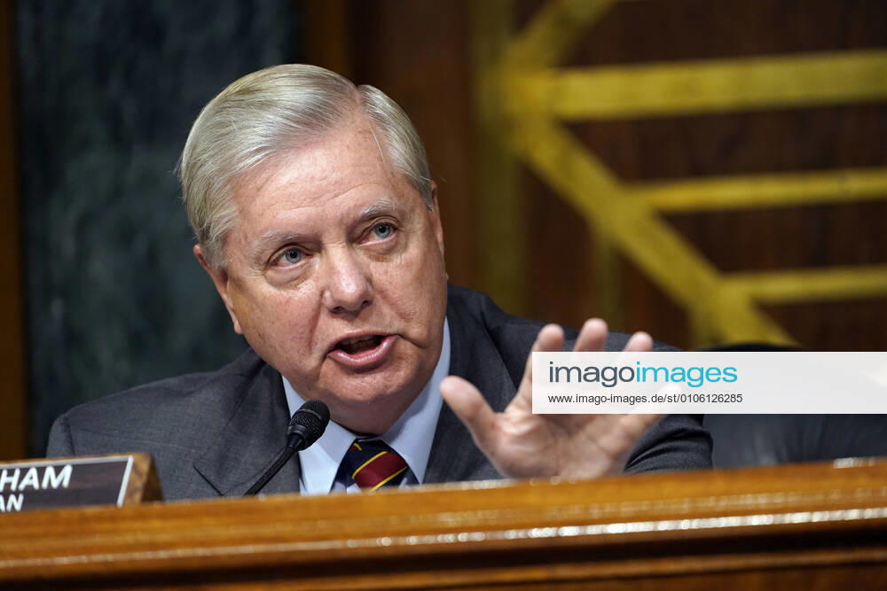 United States Senator Lindsey Graham (Republican of South Carolina), Chairman, US Senate Judiciary Committee, speaks during a US Senate Judiciary Committee hearing on Capitol Hill in Washington, Tuesday, Nov. 10, 2020, on a probe of the FBIs Russia investigation Washington USA - ZUMAs152 20201110_zaa_s152_046
