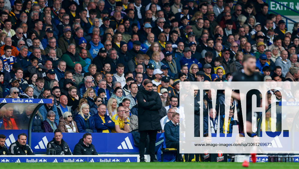 Leeds United v Stoke City EFL Sky Bet Championship 21 04 2025. Leeds United Manager Daniel Farke during the EFL Sky Bet Championship match between Leeds United and Stoke City at Elland Road, Leeds, England on 21 April 2025. Editorial use only DataCo restrictions apply See www.football-dataco.com ,