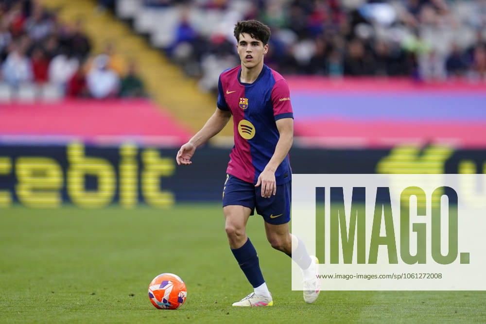 FC Barcelona, Barca - RC Celta. La Liga EA Sports match. Date 32 Pau Cubarsi of FC Barcelona during the La Liga EA Sports match between FC Barcelona and RC Celta played at Lluis Companys Stadium on 19 April 2025 in Barcelona, Spain. kpng