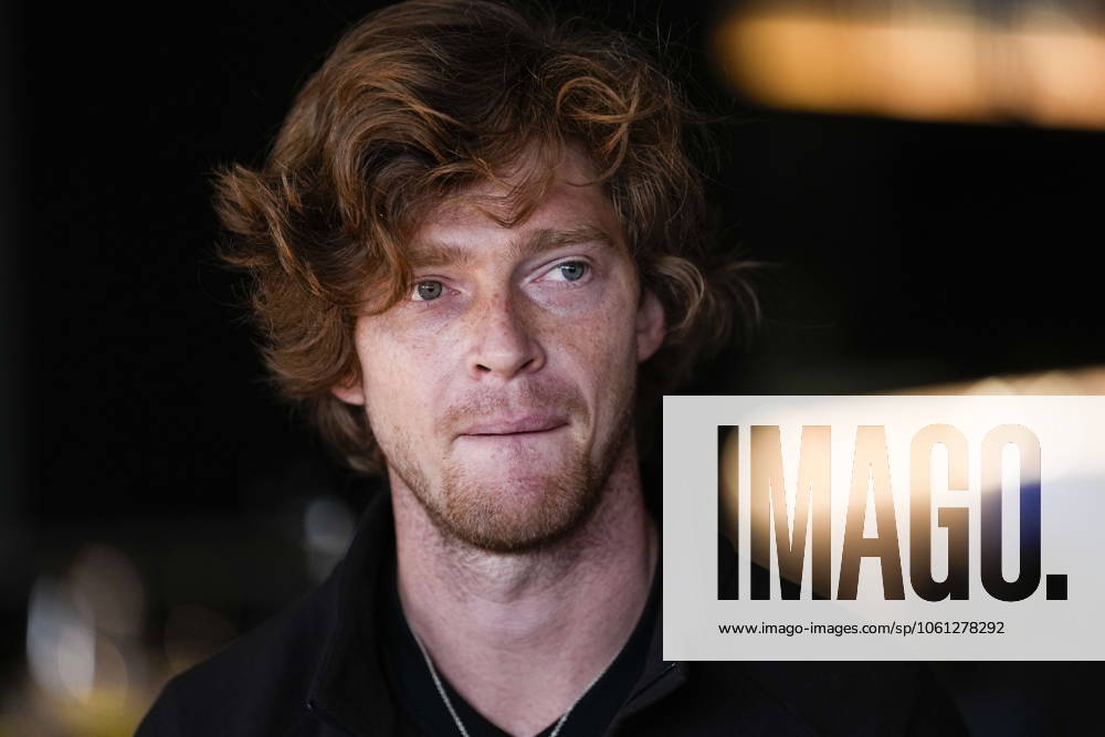 Andrey Rublev during the Mutua Madrid Open 2025, ATP, Tennis Herren Masters 1000 and WTA, Tennis Damen 1000, tennis tournament celebrated at Caja Magica on April 21, 2025 in Madrid, Spain. Madrid SPAIN - ZUMAOpen 20250421_zaa_a181_017