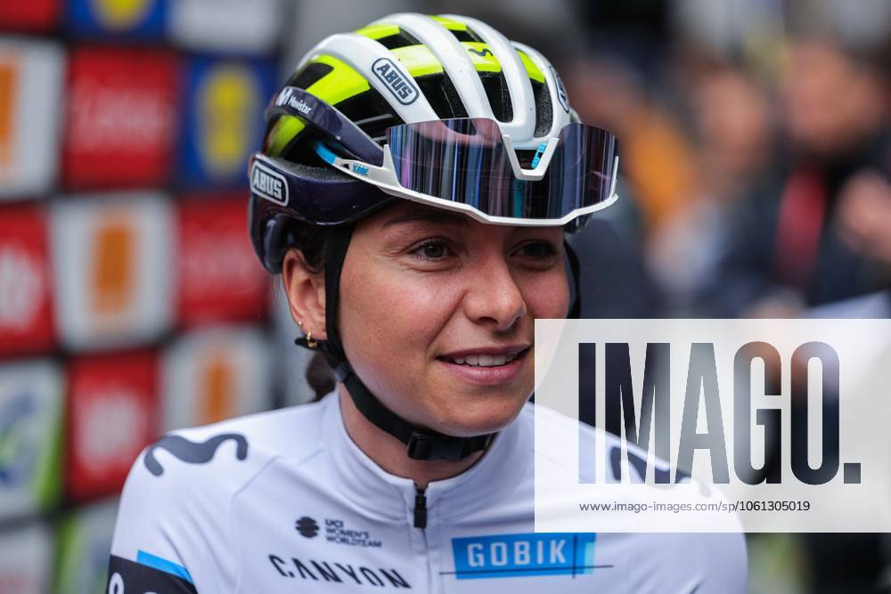 Cycling UCI World Tour Women Elite La Fleche Wallonne Femmes on 23 04 2025 in Huy Liane Lippert Movistar