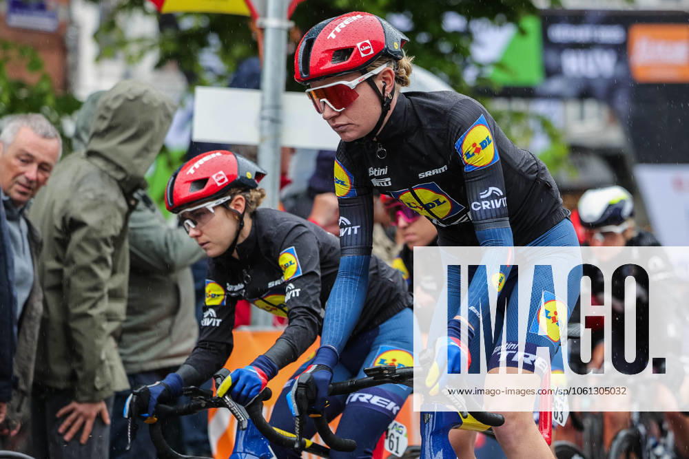 Cycling UCI World Tour Women Elite La Fleche Wallonne Femmes on 23 04 2025 in Huy Riejanne Markus Lidl Trek
