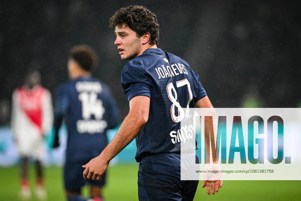 Joao NEVES of PSG during the Ligue 1 match between Paris Saint-Germain (PSG) and AS Monaco at Parc des Princes Stadium on January 07, 2025 in Paris, France. Paris France - ZUMAm308 20250207_zsp_m308_031