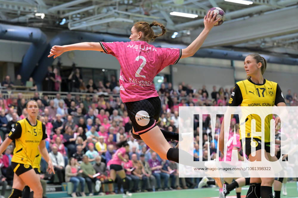 Selina Kalmbach TusSies Metzingen, 02 TusSies Metzingen vs BVB Borussia Dortmund Handball, Handball, HBF, Playoff, Quarterfinal Game 2, Season 2024 2025, 26 04 2025 TusSies Metzingen vs BVB Borussia Dortmund Handball, Handball, HBF, Playoff, Quarterfinal Game 2, Season 2024 2025, 26 04 2025 Metzingen