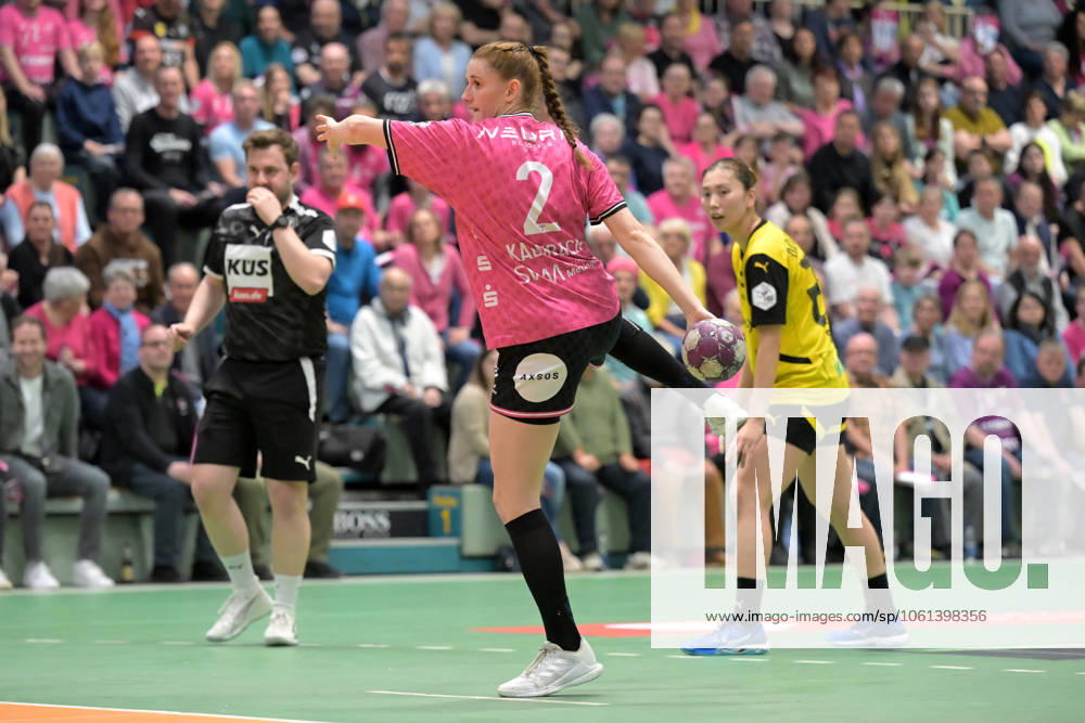 Selina Kalmbach TusSies Metzingen, 02 TusSies Metzingen vs BVB Borussia Dortmund Handball, Handball, HBF, Playoff, Quarterfinal Game 2, Season 2024 2025, 26 04 2025 TusSies Metzingen vs BVB Borussia Dortmund Handball, Handball, HBF, Playoff, Quarterfinal Game 2, Season 2024 2025, 26 04 2025 Metzingen