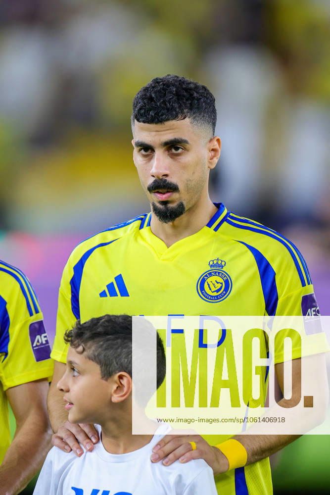 Yokohama F. Marinos vs Al-Nassr - AFC Champions League Elite Quarter Finals JEDDAH, SAUDI ARABIA - April 26: Ali Lajami of Team Al-Nassr FC during line up prior to the AFC Champions League Elite Quarter Finals match between Yokohama F. Marinos and Al-Nassr FC at Prince Abdullah Al Faisal Stadium on April 26, 2025 in Jeddah, Saudi Arabia. Jeddah Saudi Arabia