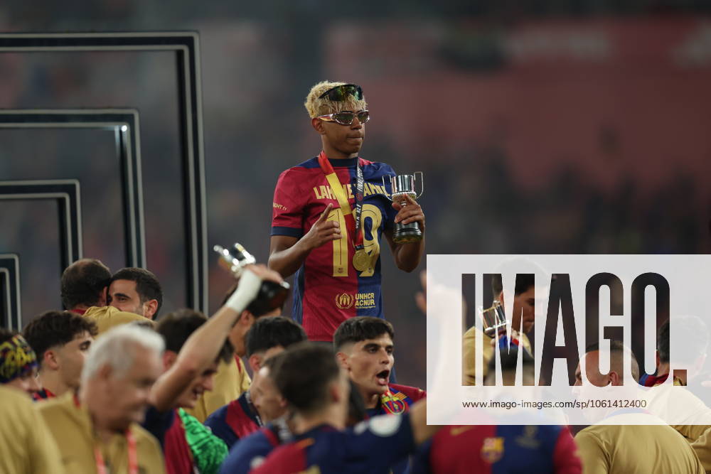FC Barcelona, Barca Real Madrid CF. Copa del Rey. Final. Lamine Yamal of FC Barcelona during the Copa del Rey match, Final, between FC Barcelona and Real Madrid CF played at La Cartuja Stadium on April 26, 2025 in Sevilla, Spain. kpng