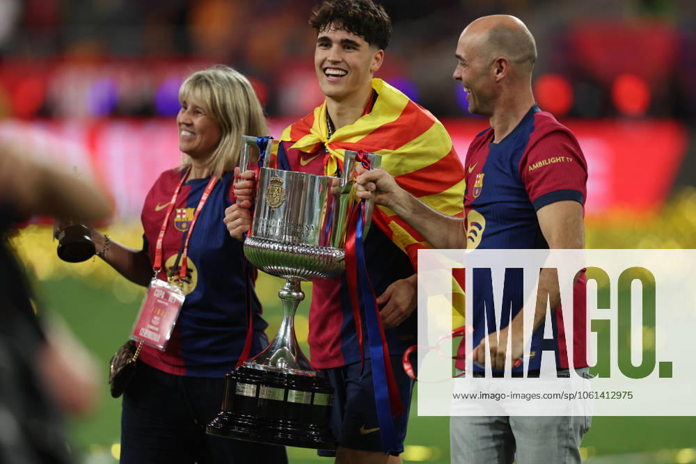 FC Barcelona, Barca Real Madrid CF. Copa del Rey. Final. Pau Cubarsi of FC Barcelona during the Copa del Rey match, Final, between FC Barcelona and Real Madrid CF played at La Cartuja Stadium on April 26, 2025 in Sevilla, Spain. kpng