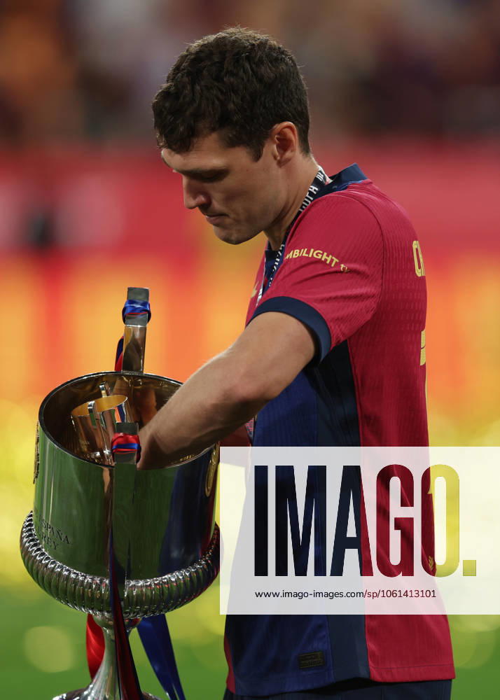 FC Barcelona, Barca Real Madrid CF. Copa del Rey. Final. Andreas Christensen of FC Barcelona during the Copa del Rey match, Final, between FC Barcelona and Real Madrid CF played at La Cartuja Stadium on April 26, 2025 in Sevilla, Spain. kpng