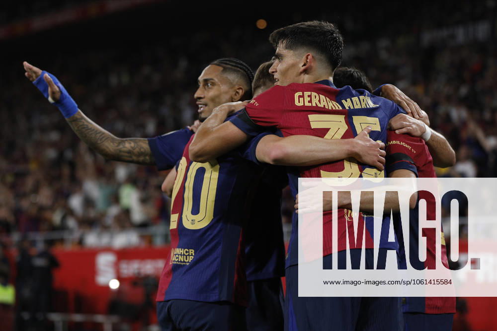 FC Barcelona, Barca Real Madrid CF. Copa del Rey. Final. Pedro Gonzalez Pedri of FC Barcelona celebrates the 1-0 during the Copa del Rey match, Final, between FC Barcelona and Real Madrid CF played at La Cartuja Stadium on April 26, 2025 in Sevilla, Spain. kpng