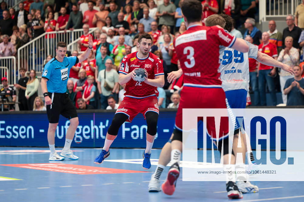 2 Handball Bundesliga, 29 Matchday, TuSEM Essen Dessau Rosslauer HV, Dennis Szczesny TuSEM Essen , Essen Am Hallo NRW Germany xRHR PHOTO DEx