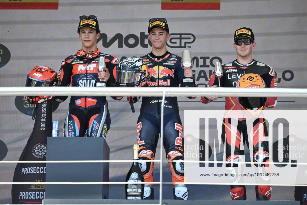 Races of MotoGP Estrella Galicia 0.0 Grand Prix of Spain at Jerez Angel Nieto Circuit, Jerez, Cadiz, 27 April 2025 In picture: Moto3 Jose Antonio Rueda , Angel Piqueras and Joel Kelso Carreras del Gran Premio Estrella Galicia 0.0 de MotoGP de Espana en el Circuito de Jerez Angel Nieto, Jerez, Cadiz, 27 de Abril de 2025 POOL MotoGP.com Cordon Press Images will be for editorial use only. Mandatory credit: MotoGP.com Cordon Press