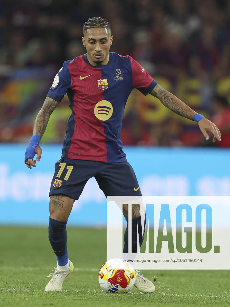 FC Barcelona, Barca Real Madrid CF. Copa del Rey. Final. Raphinha Dias Belloli of FC Barcelona during the Copa del Rey match, Final, between FC Barcelona and Real Madrid CF played at La Cartuja Stadium on April 26, 2025 in Sevilla, Spain.