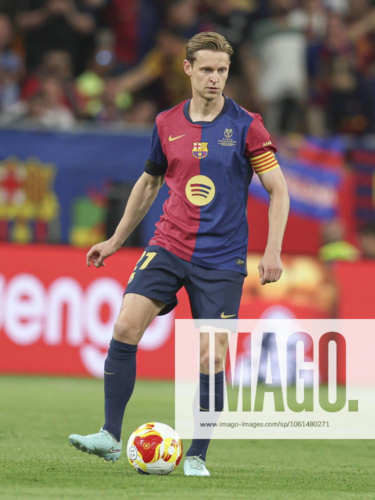 FC Barcelona, Barca Real Madrid CF. Copa del Rey. Final. Frenkie de Jong of FC Barcelona during the Copa del Rey match, Final, between FC Barcelona and Real Madrid CF played at La Cartuja Stadium on April 26, 2025 in Sevilla, Spain.