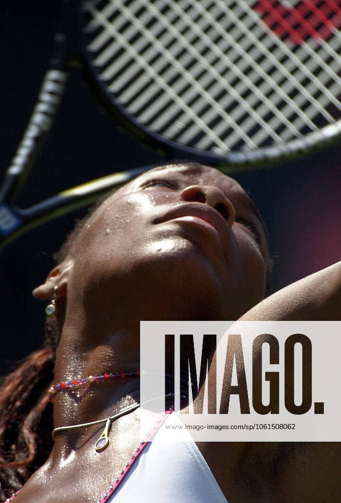 Venus Williams Wimbledon Tennis Championships June 2001 Venus Williams v S Asagoe Pictured on second day