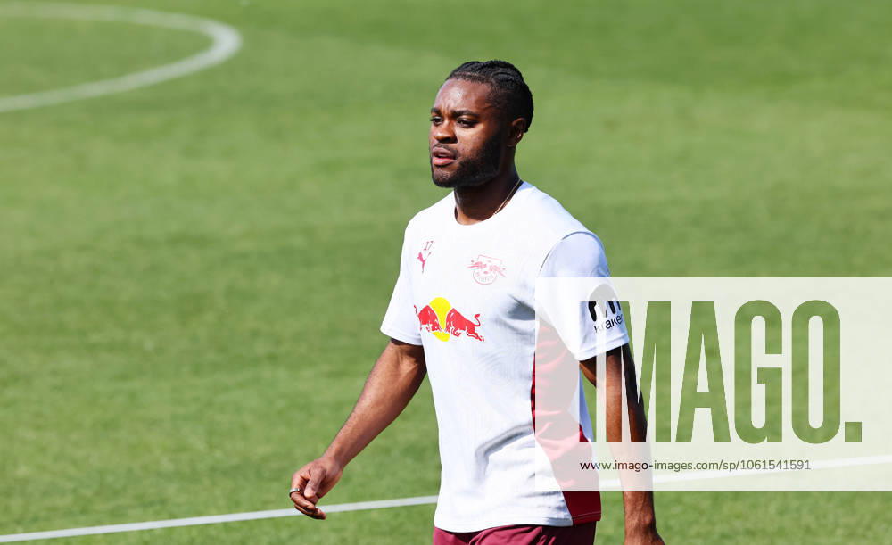 RB Leipzig Training Bundesliga Leipzig, 29 04 2025, RBL Training Center, Fußball Bundesliga , RB LEIPZIG Training , In the picture Ridle Baku 17, RB Leipzig , For editorial use only Only editorial use , Picture Point