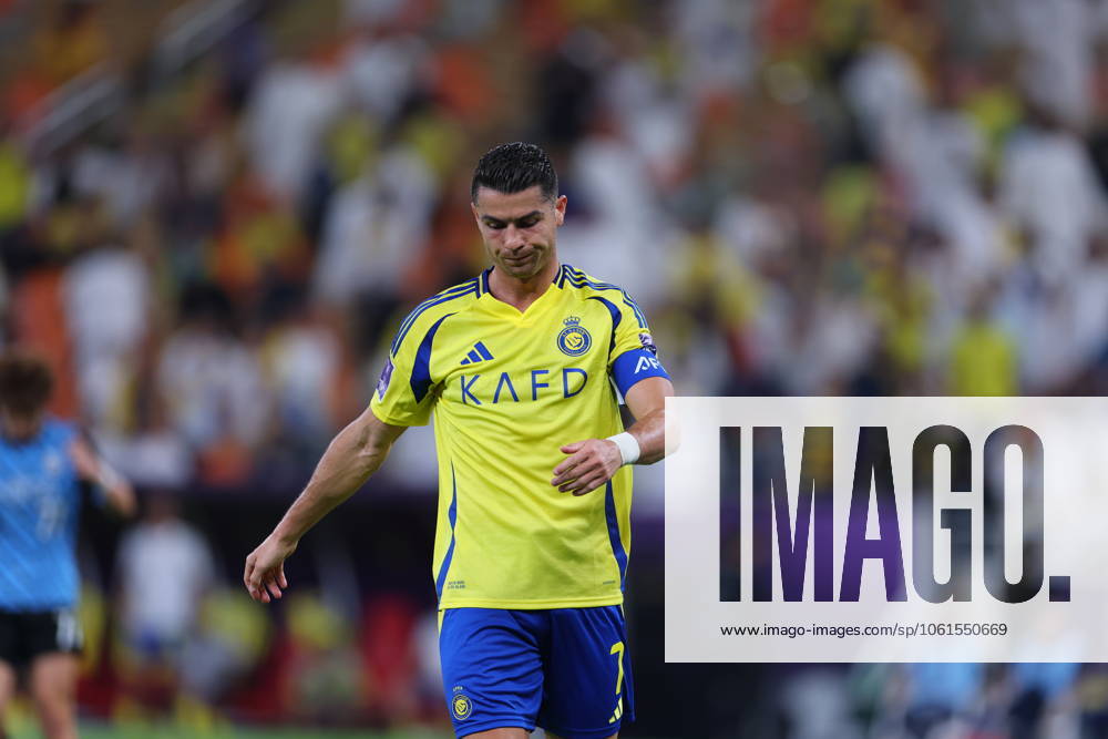 Al-Nassr FC vs Kawasaki Frontale - AFC Champions League Elite Semi Finals JEDDAH, SAUDI ARABIA - April 30: Cristiano Ronaldo of Team Al-Nassr FC during the AFC Champions League Elite Semi Finals match between Al-Nassr FC and Kawasaki Frontale at King Abdullah Sports City Stadium on April 30, 2025 in Jeddah, Saudi Arabia. Jeddah Saudi Arabia