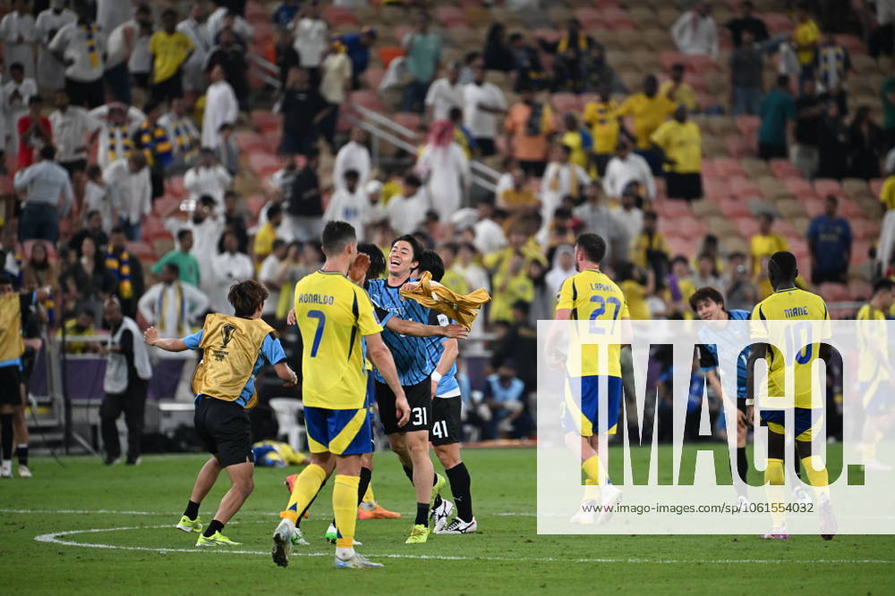 Al Nassr Club (KSA) vs Kawasaki Frontale (JPN) JEDDAH, SAUDI ARABIA - APRIL 30: celebration Kawasaki Frontale (JPN) during the AFC Champions League Elite match betweenc at alinma bank stadium at king abdullah sports city.