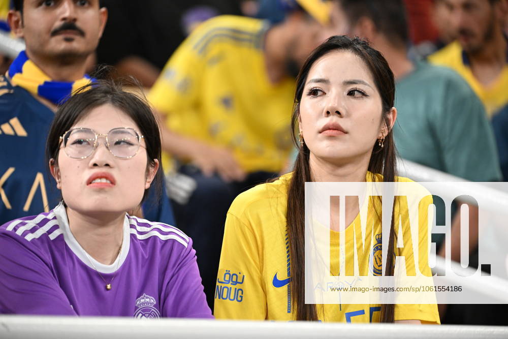 Al Nassr Club (KSA) vs Kawasaki Frontale (JPN) JEDDAH, SAUDI ARABIA - APRIL 30: fans Al Nassr Club (KSA) vs Kawasaki Frontale (JPN) during the AFC Champions League Elite match betweenc at alinma bank stadium at king abdullah sports city.