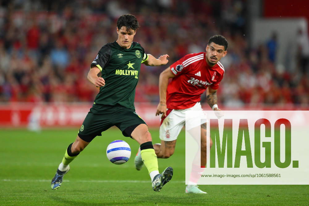 Nottingham Forest FC v Brentford FC - Premier League Christian Norgaard of Brentford is in action during the Premier League match between Nottingham Forest and Brentford at the City Ground in Nottingham, England, on May 1, 2025. Nottingham Nottinghamshire United Kingdom
