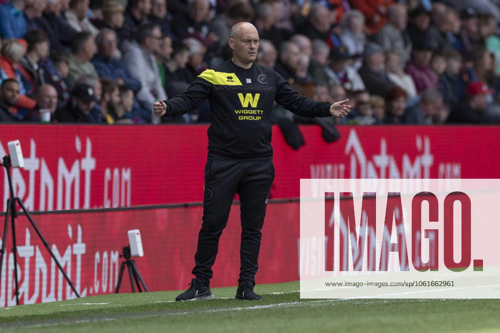 Burnley FC v Millwall FC - Sky Bet Championship Millwall F.C. manager Alex Neil gesticulates during the Sky Bet Championship match between Burnley and Millwall at Turf Moor in Burnley, England, on May 3, 2025. Burnley Lancashire