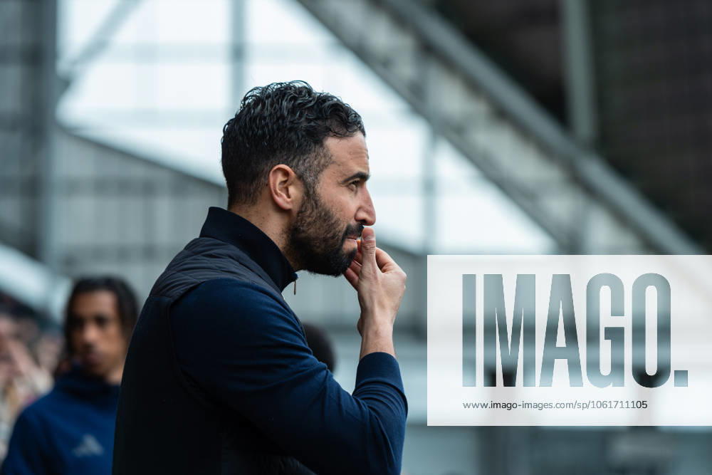 Ruben Amorim, Manager of Manchester United, ManU before the Premier League match between Brentford and Manchester United at the Brentford Community Stadium, Brentford, England on 4 May 2025.