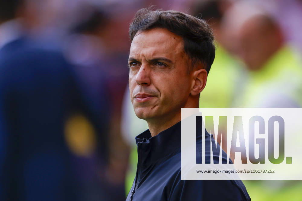 Sevilla FC v CD Leganes - La Liga EA Sports Borja Jimenez, head coach of CD Leganes, is in action during the La Liga EA Sports match between Sevilla FC and CD Leganes at Sanchez Pizjuan in Seville, Spain, on May 4, 2025. Seville Spain